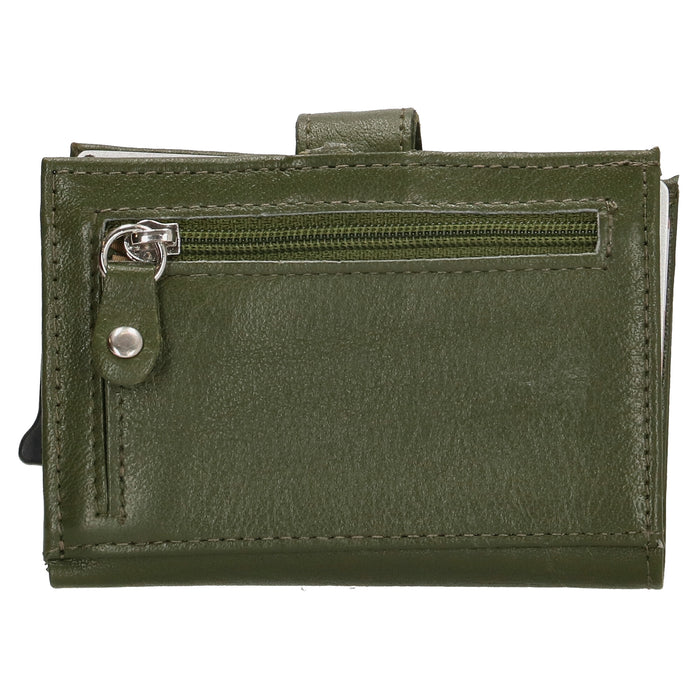 Double-D FH-serie pasjeshouder portemonnee | olijf groen