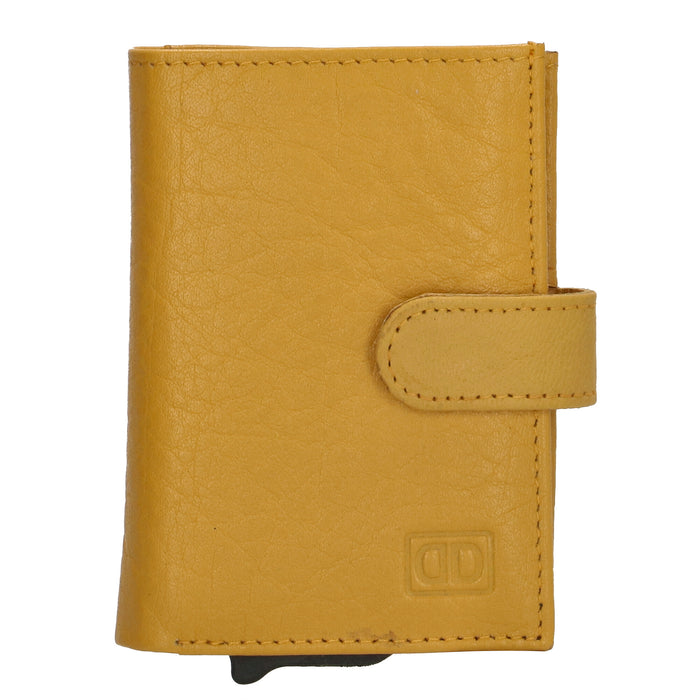 Double-D FH-serie pasjeshouder portemonnee | oker geel