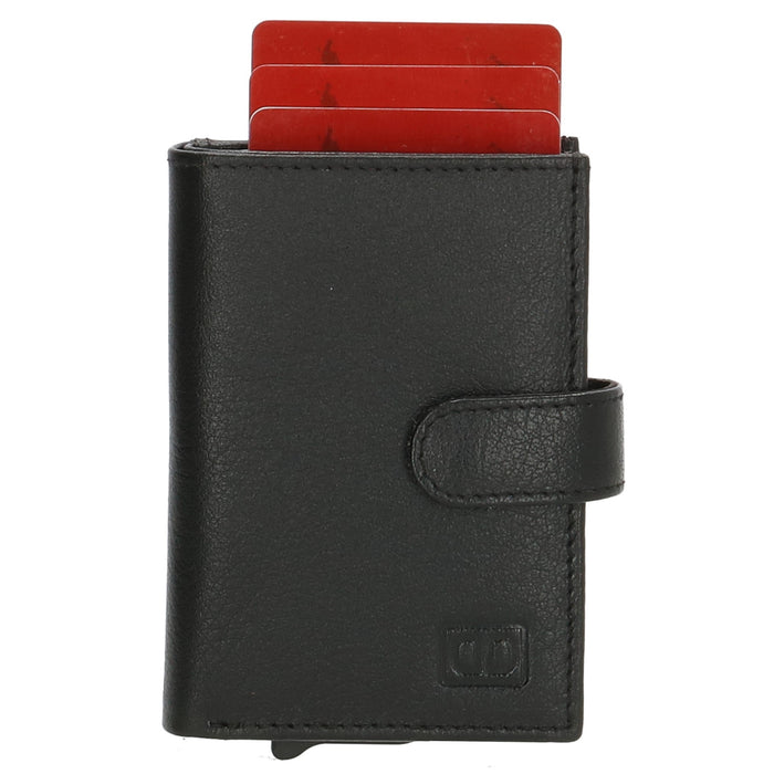 Double-D FH-serie pasjeshouder portemonnee | zwart